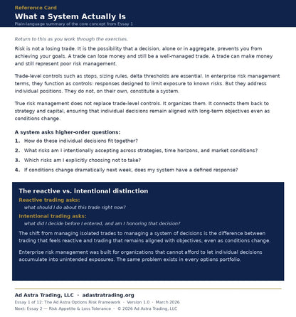 Module 1 Workbook: The Traders System Audit